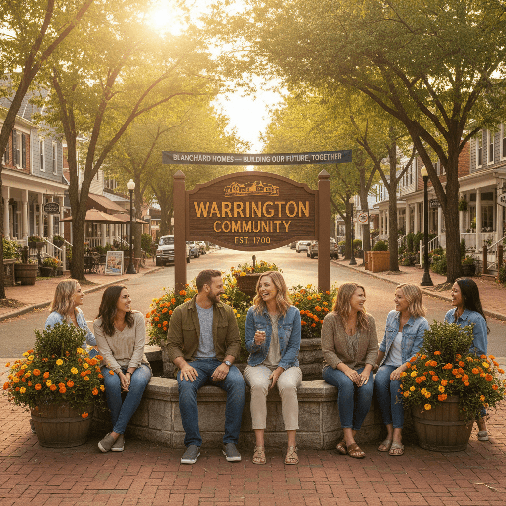 Warrington community where Blanchard Homes serves